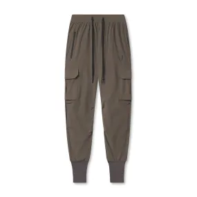 0825. Tetra-Lite™ Cargo High Rib Jogger - Deep Taupe