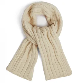 100% Chunky Merino Wool Wide Rib Scarf