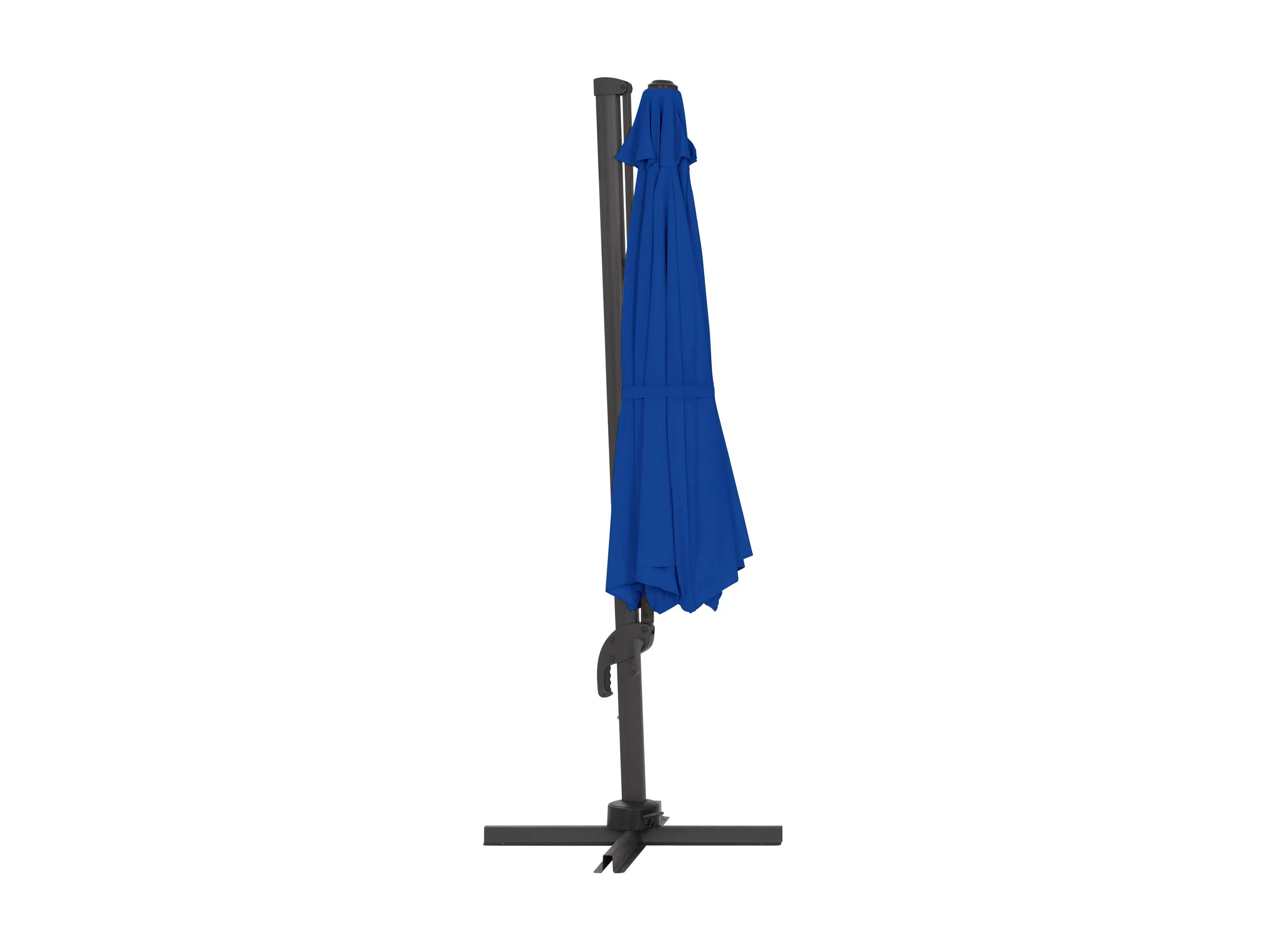 11.5ft Deluxe Offset Patio Umbrella - Cobalt Blue