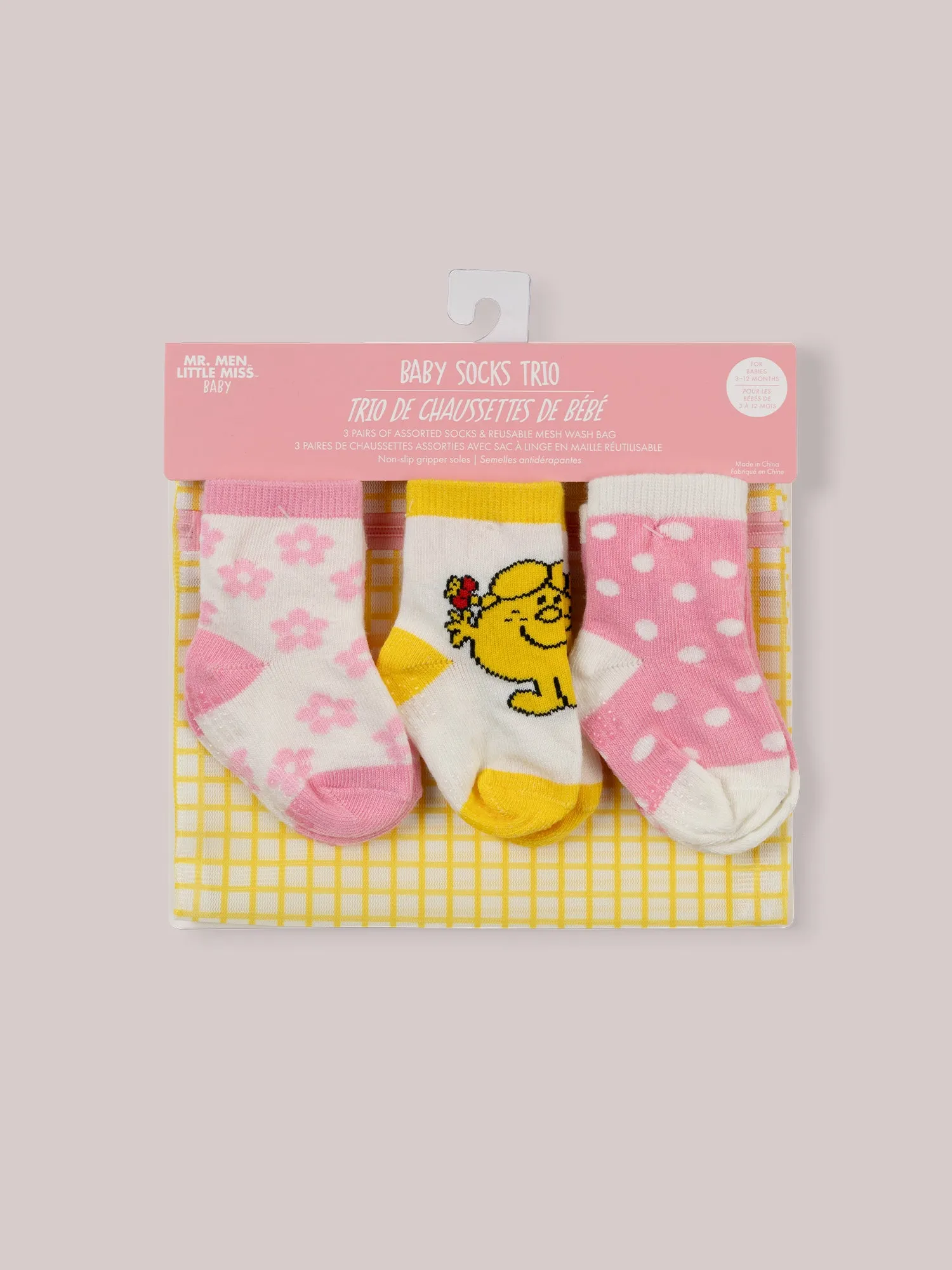 3-Pack Soft Durable Baby Socks Set - Little Miss Sunshine&trade;