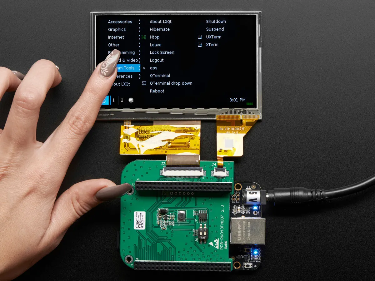 4.3\" LCD Capacitive Touchscreen Display Cape for BeagleBone"