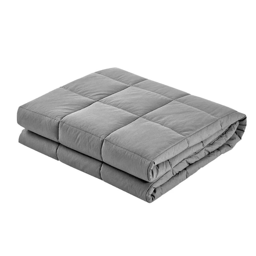 7KG Weighted Blanket, Microfibre, Glass Beads - Giselle Bedding