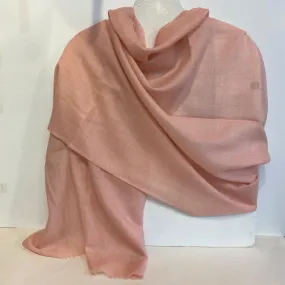 Aaron - 100% Cashmere Scarf - Dusky Rose