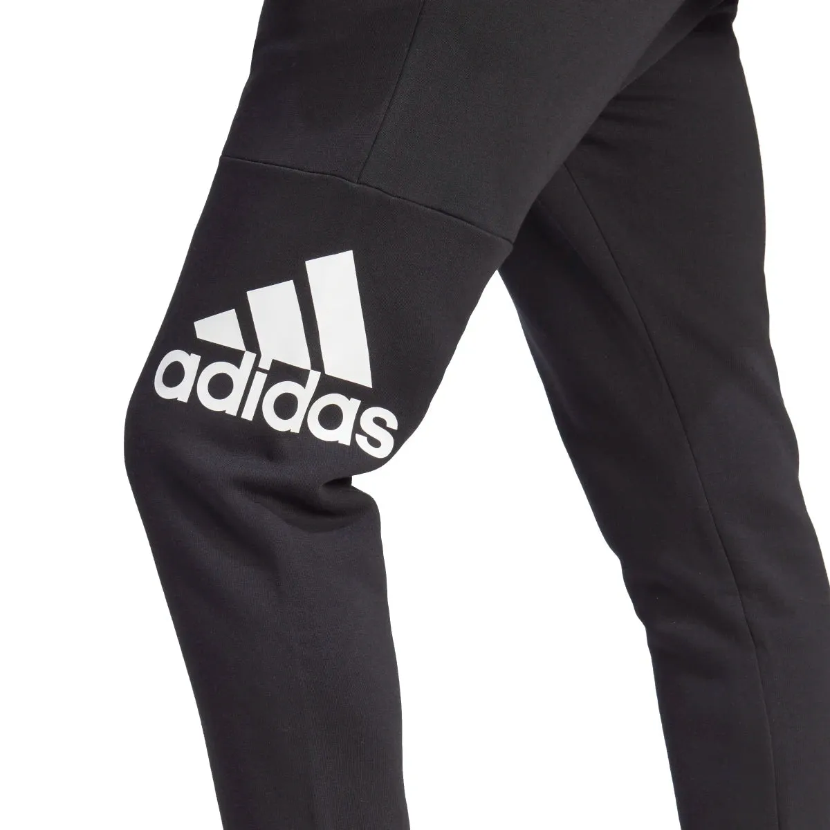 adidas Men's Essentials Fleece Tapered Cuff Big Logo Joggers (Tall)