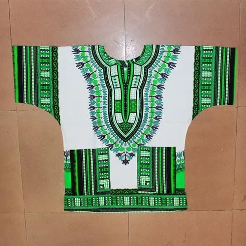 African printed 100% cotton Dashiki T-shirts for unisex (MADE IN THAILAND)