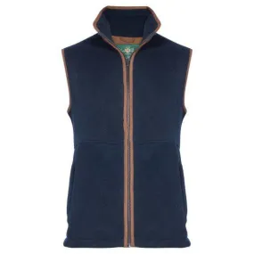 Alan Paine Aylsham Kids Fleece Waistcoat Navy