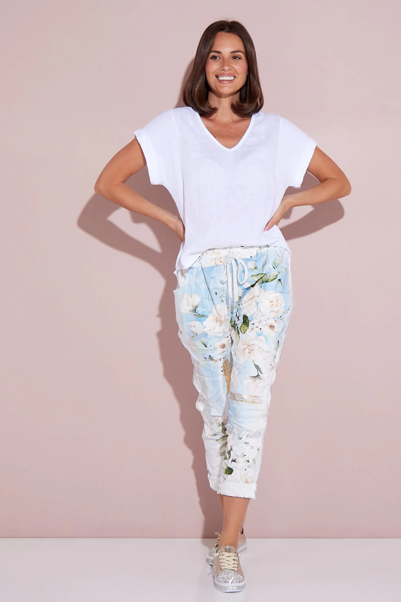 Alina Pants - Blossom Sky