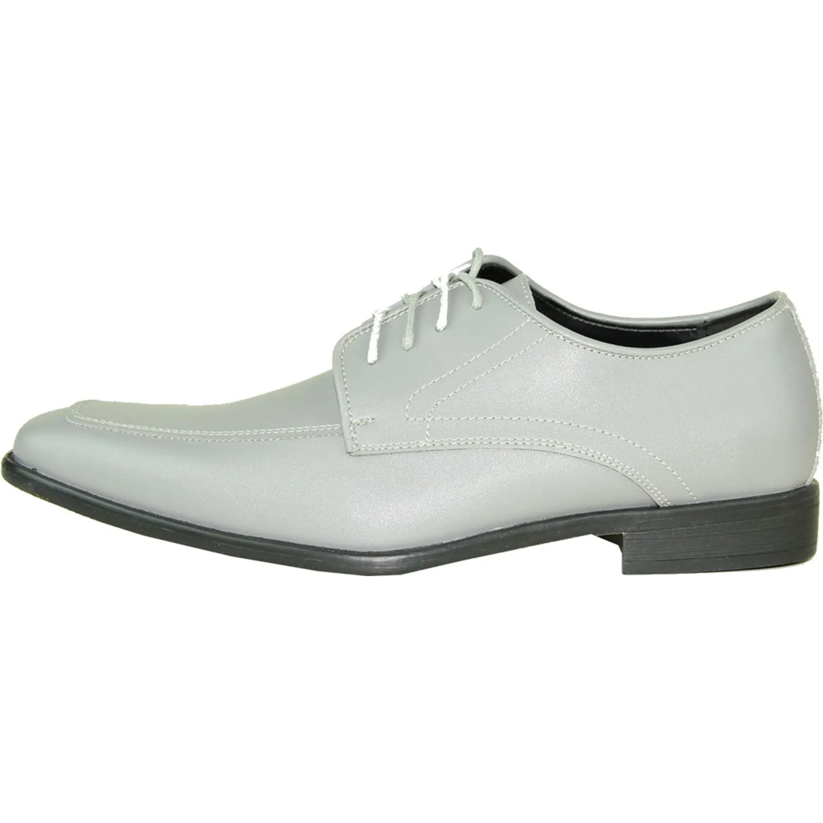 ALLURE MEN Dress Shoe AL01 Oxford Formal Tuxedo for Prom & Wedding Cement - Wide Width Available