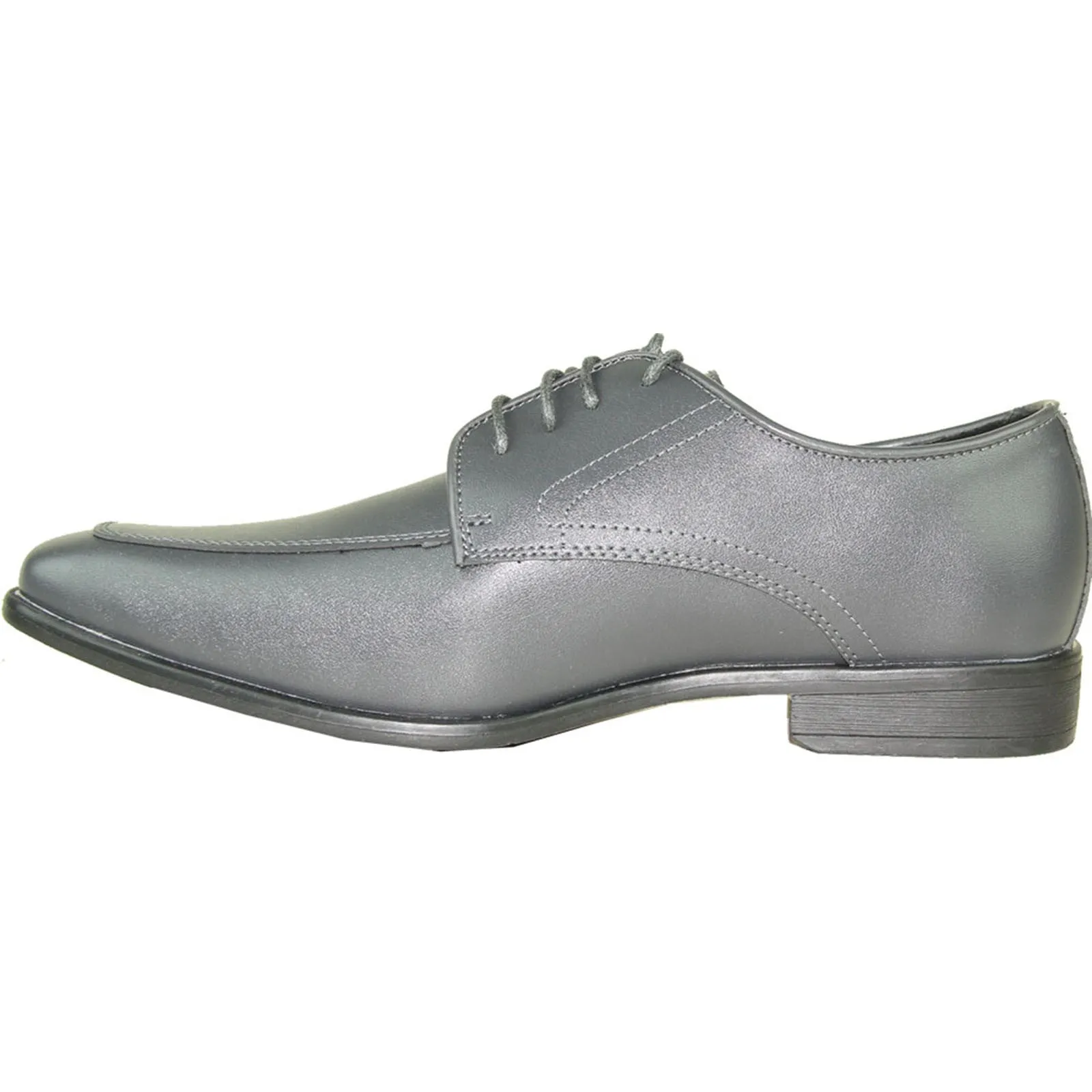 ALLURE MEN Dress Shoe AL01 Oxford Formal Tuxedo for Prom & Wedding Steel - Wide Width Available