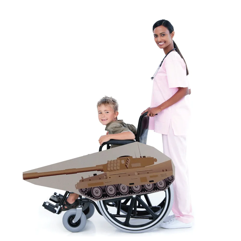 American Tank Wheelchair Costume Child's