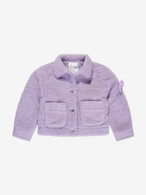 Angels Face Girls Whistler Fleece Jacket in Purple