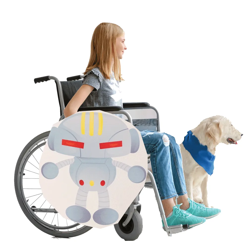 Angerbot Wheelchair Costume Child's