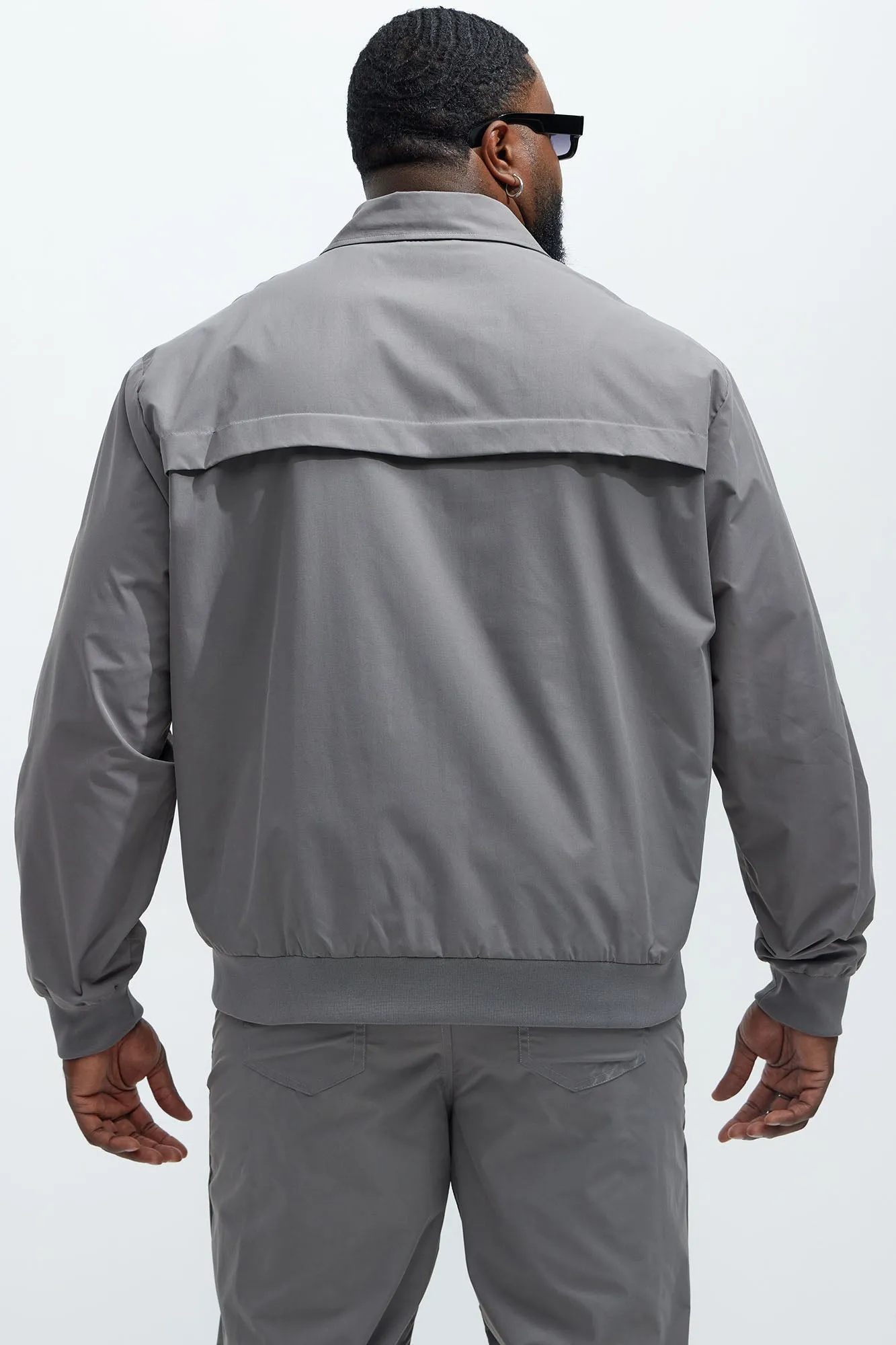 Ansel Tech Zip Jacket - Charcoal