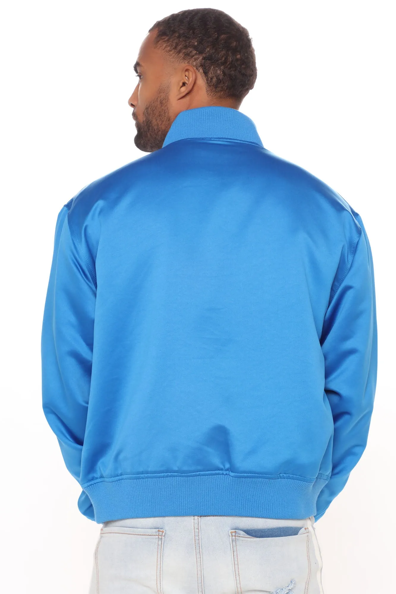 Ashton Essential Bomber Jacket - Royal