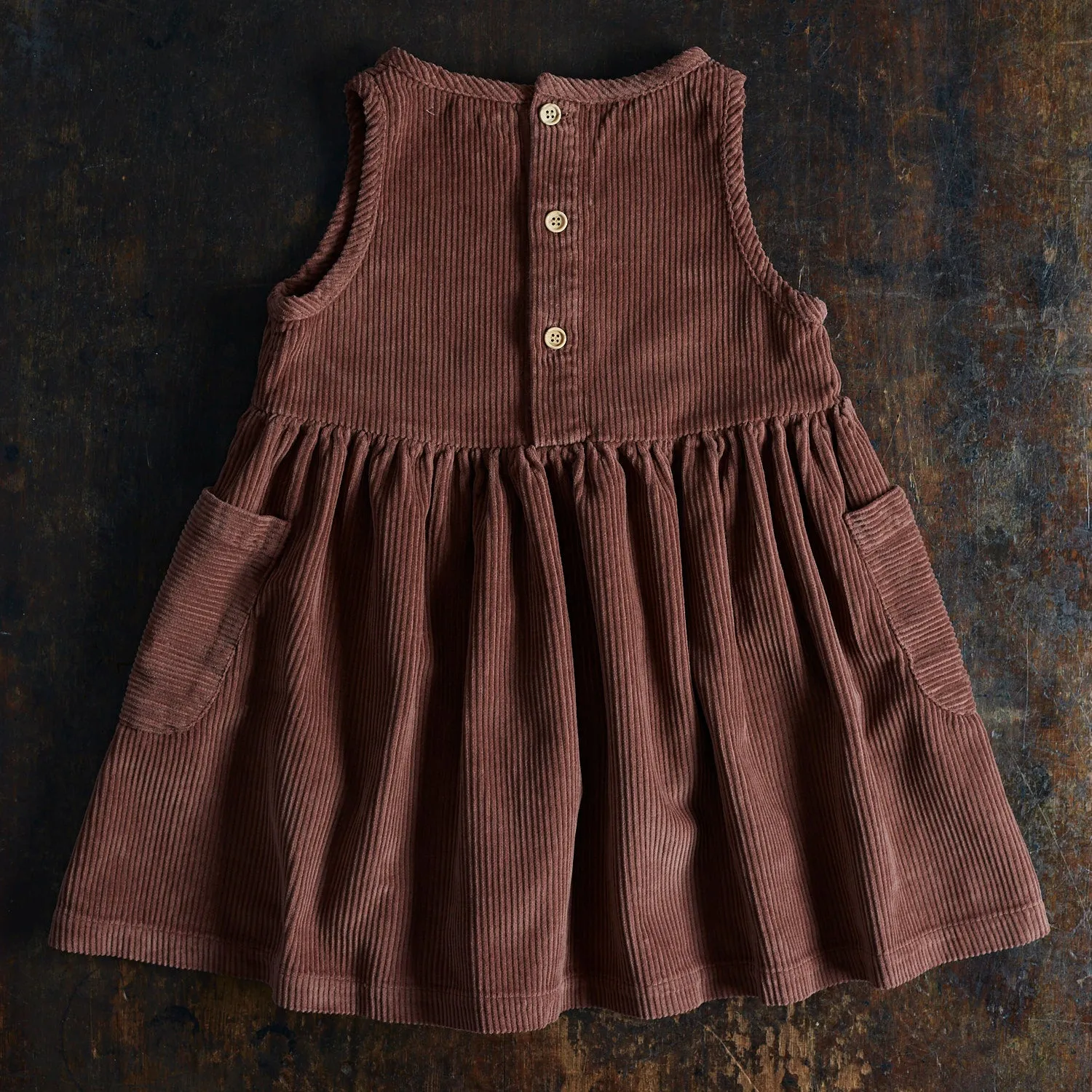 Aspen Dress - Cotton Corduroy - Cedar