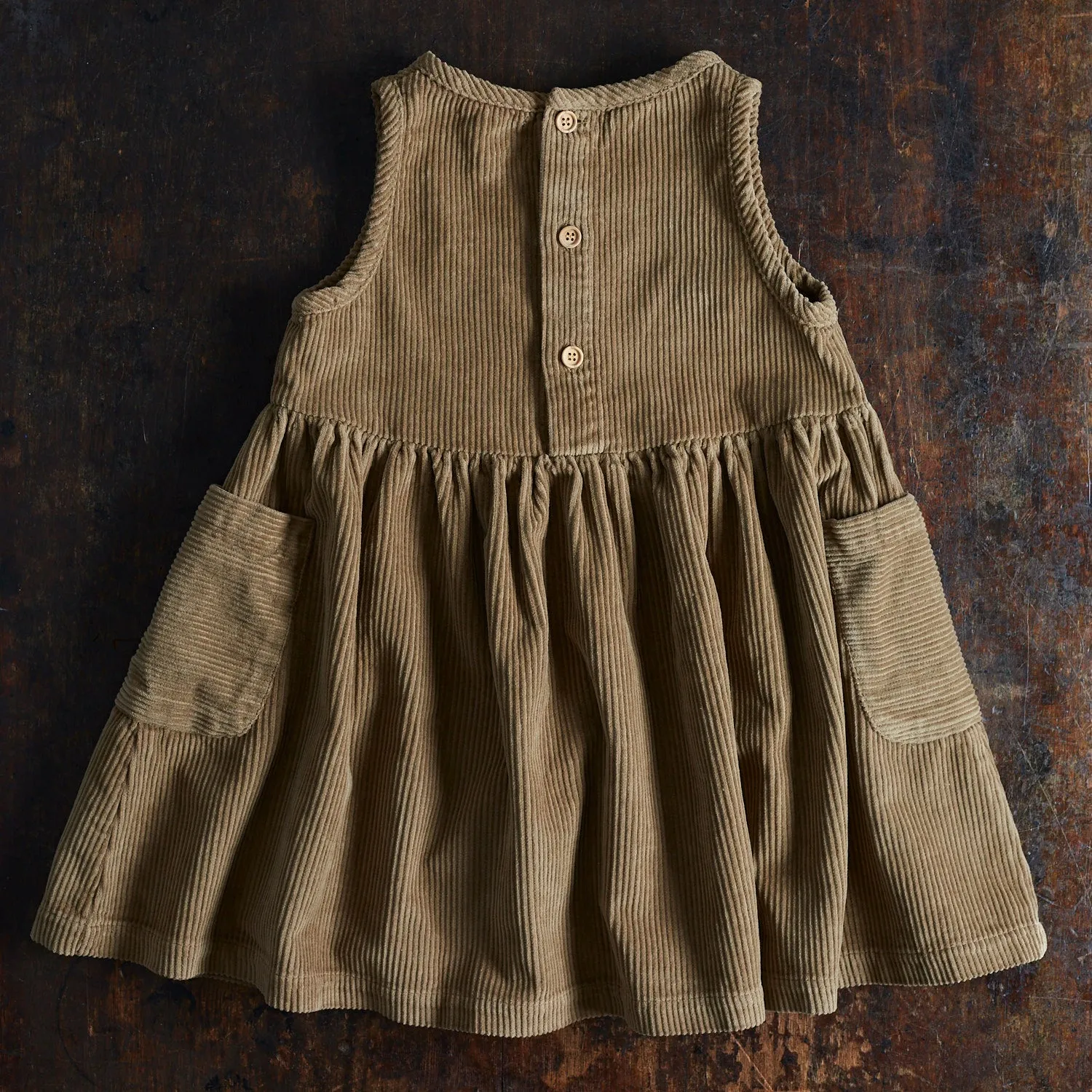 Aspen Dress - Cotton Corduroy - Mole