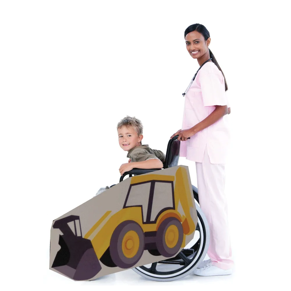 Backhoe Wheelchair Costume Child's