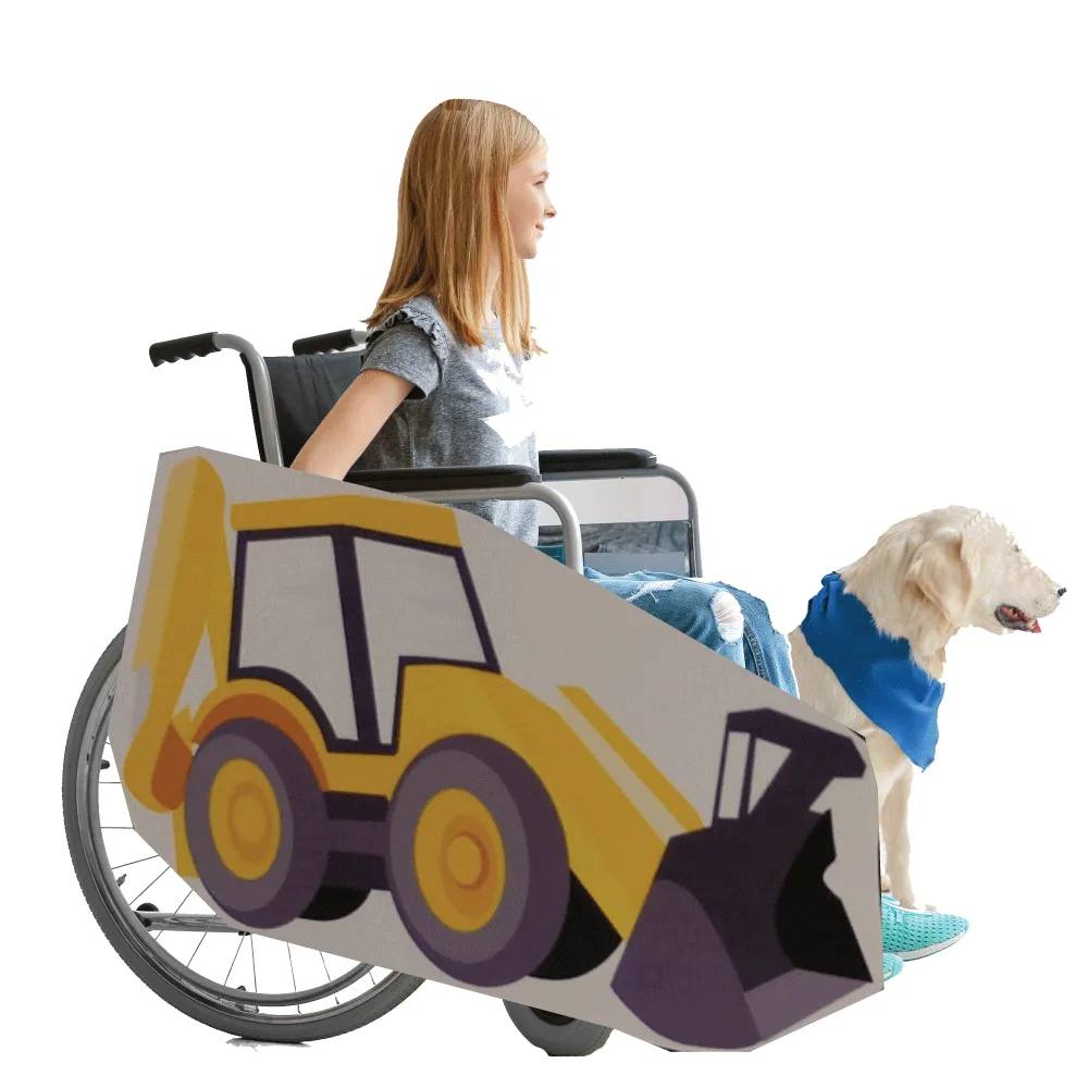 Backhoe Wheelchair Costume Child's