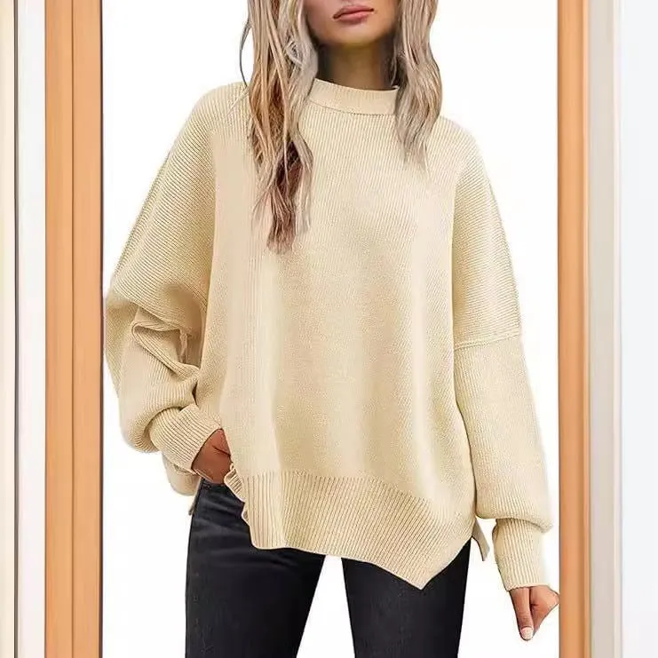 Bat Sleeve Pullover Sweater (MS060)