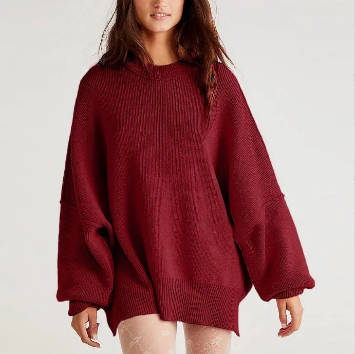 Bat Sleeve Pullover Sweater (MS060)