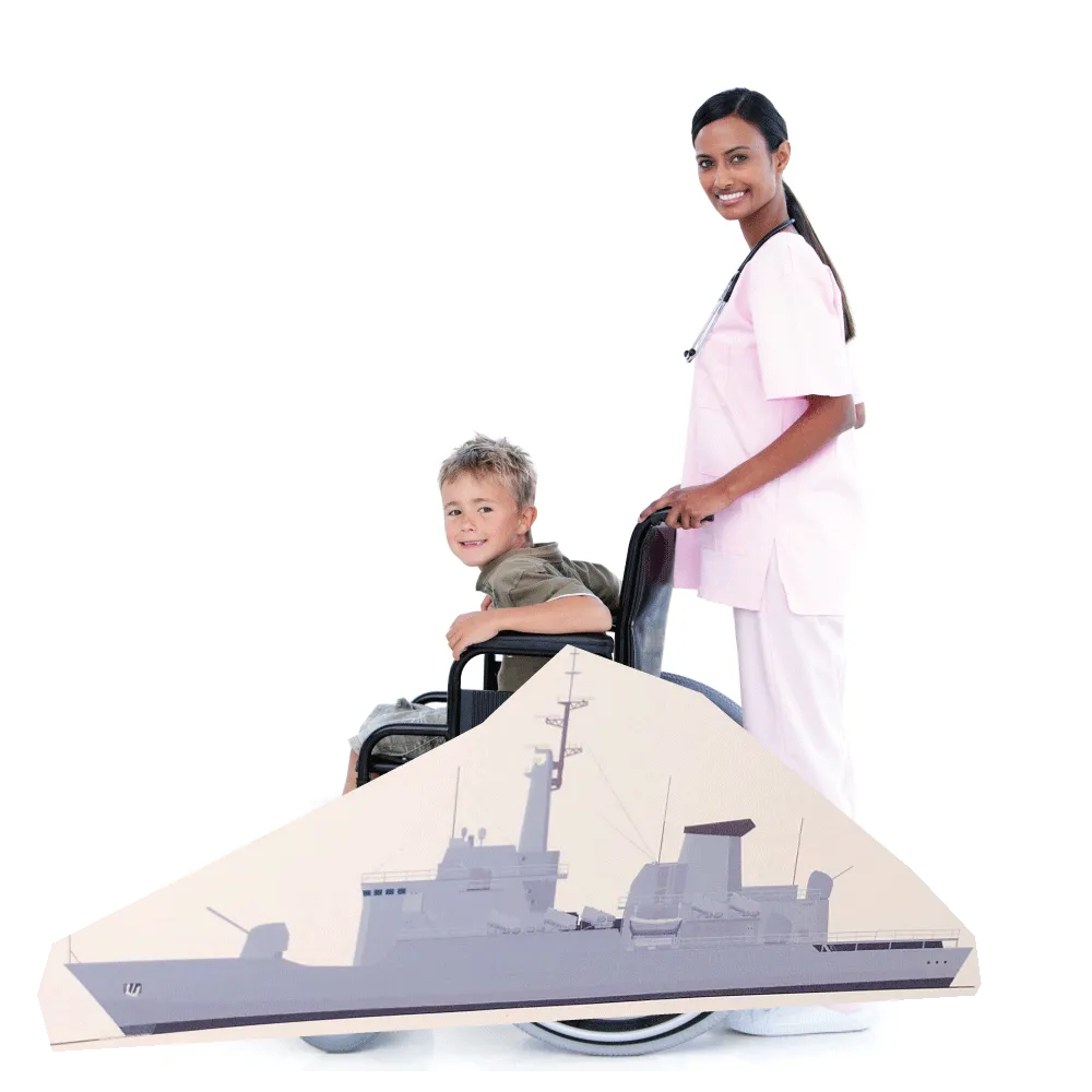 Battleship Wheelchair Costume Child's