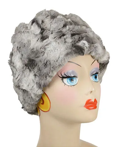 Beanie Hat, Reversible - Cascade Luxury Faux Furs