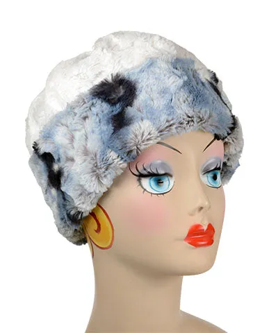 Beanie Hat, Reversible - Cascade Luxury Faux Furs