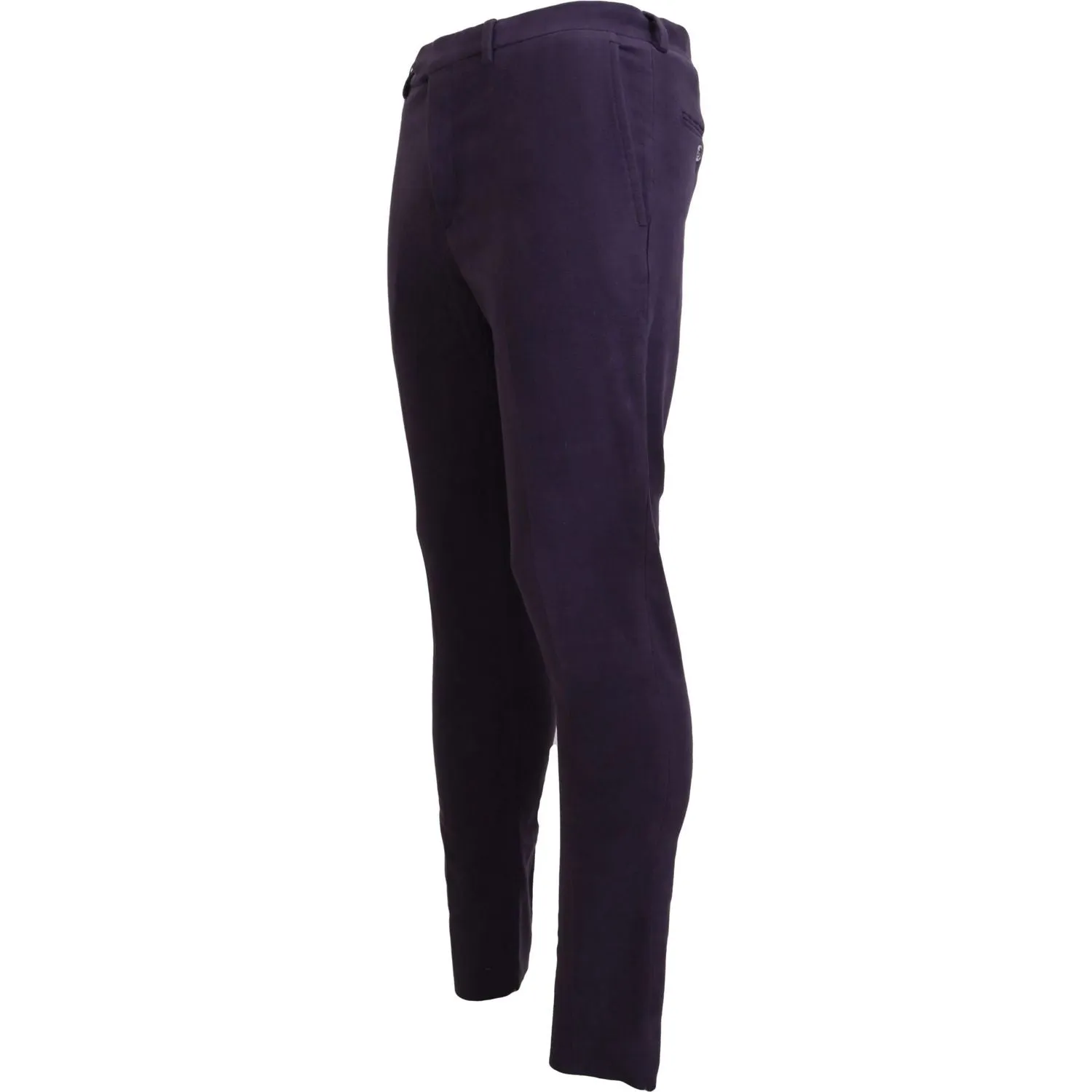 BENCIVENGA Elegant Purple Cotton Trousers