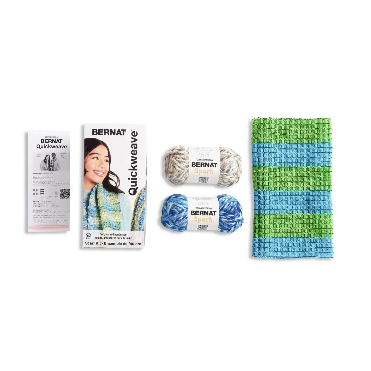 Bernat Quickweave Scarf Weaving Kit (140G/4.9oz)