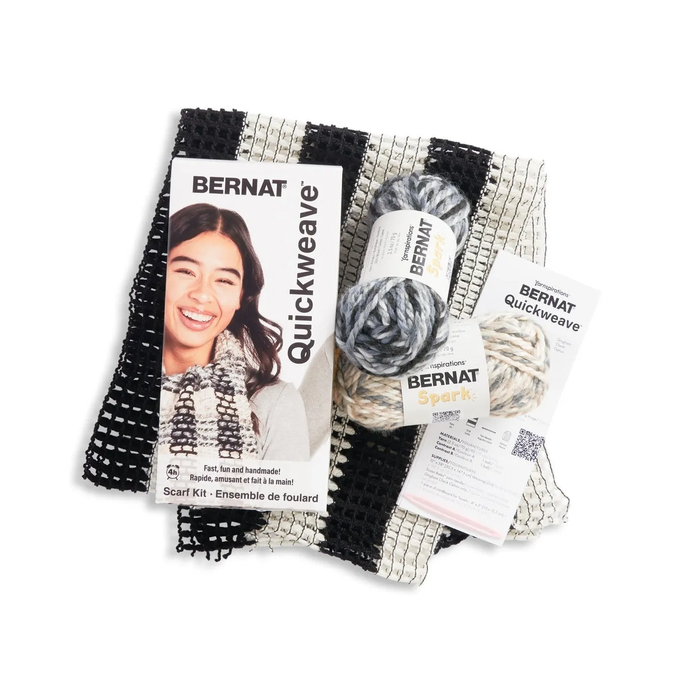 Bernat Quickweave Scarf Weaving Kit (140G/4.9oz)