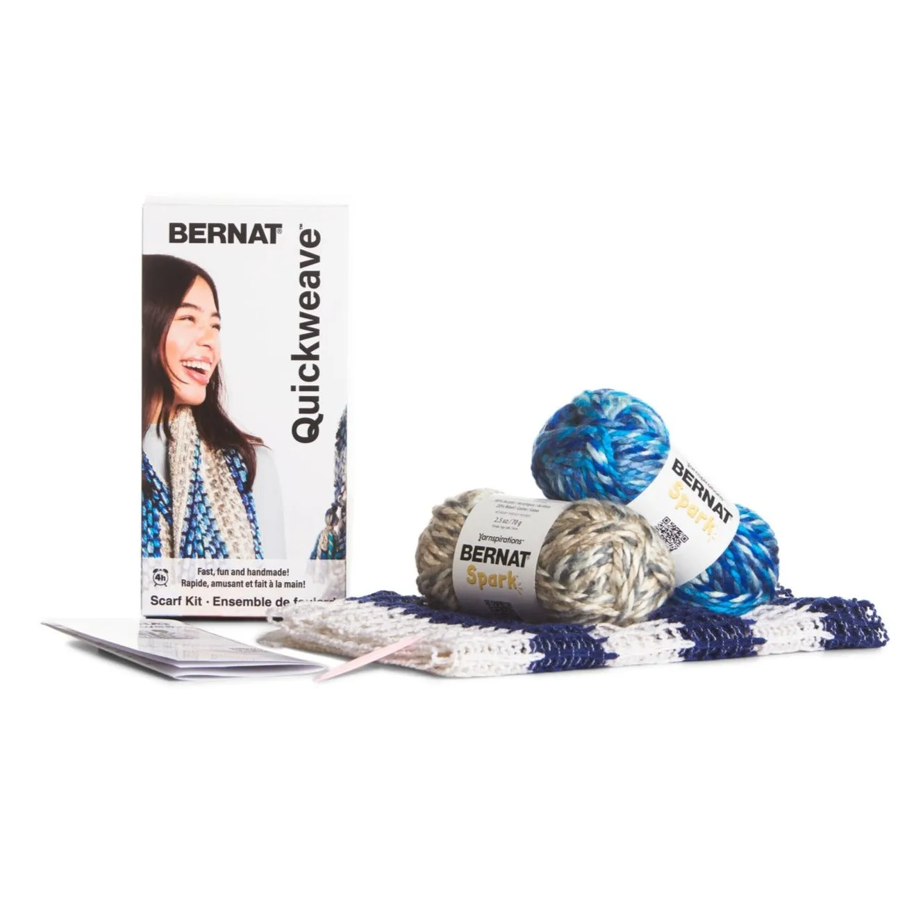 Bernat Quickweave Scarf Weaving Kit (140G/4.9oz)