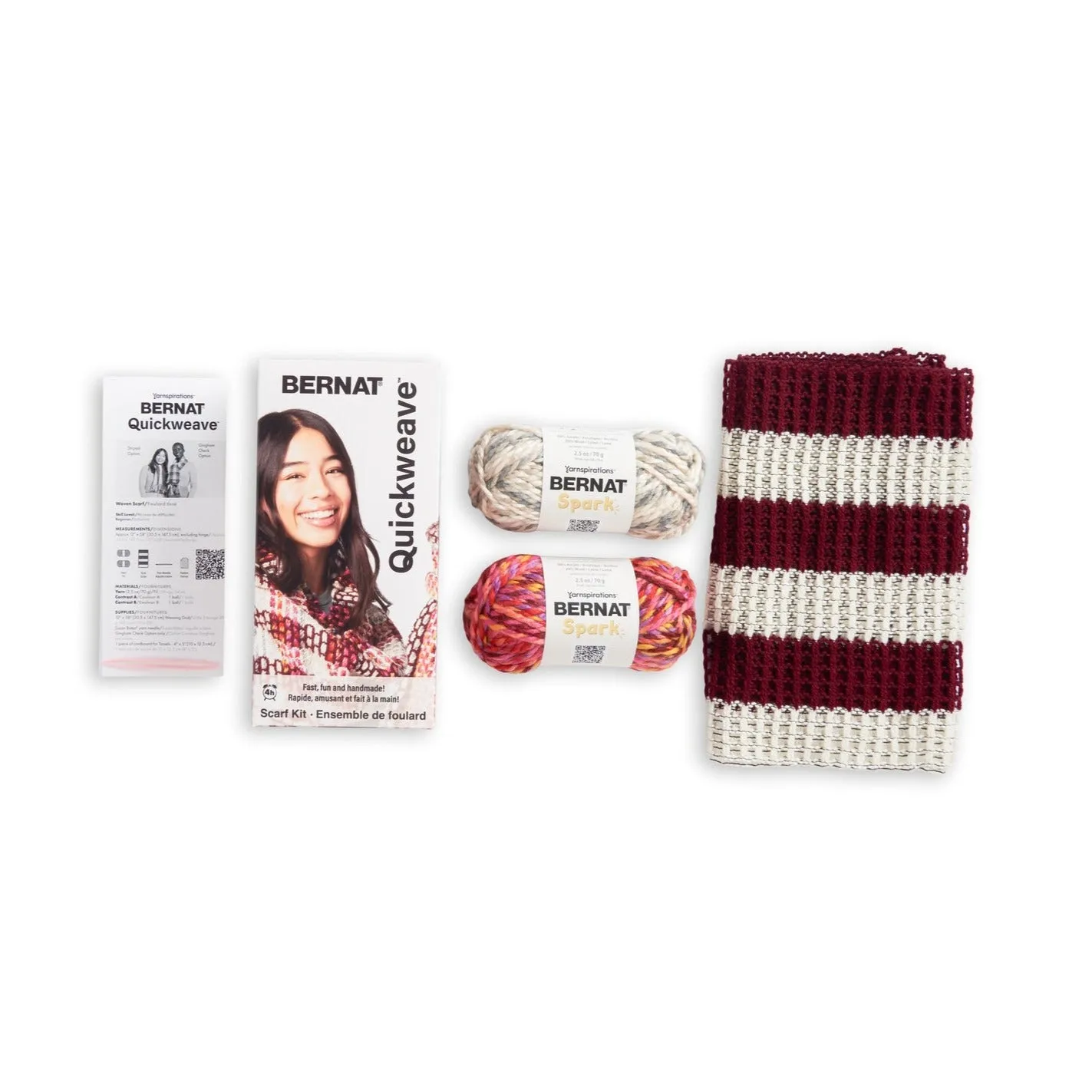 Bernat Quickweave Scarf Weaving Kit (140G/4.9oz)