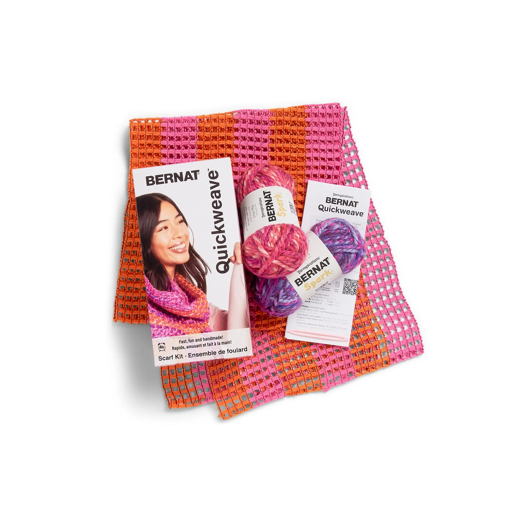 Bernat Quickweave Scarf Weaving Kit (140G/4.9oz)