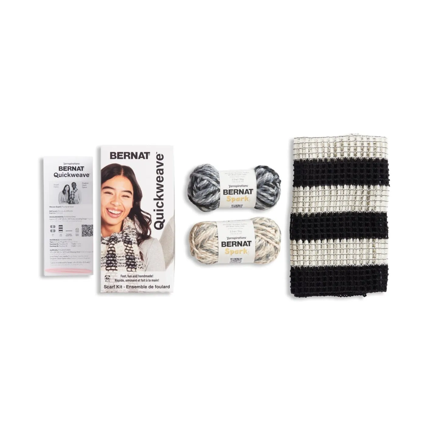 Bernat Quickweave Scarf Weaving Kit (140G/4.9oz)