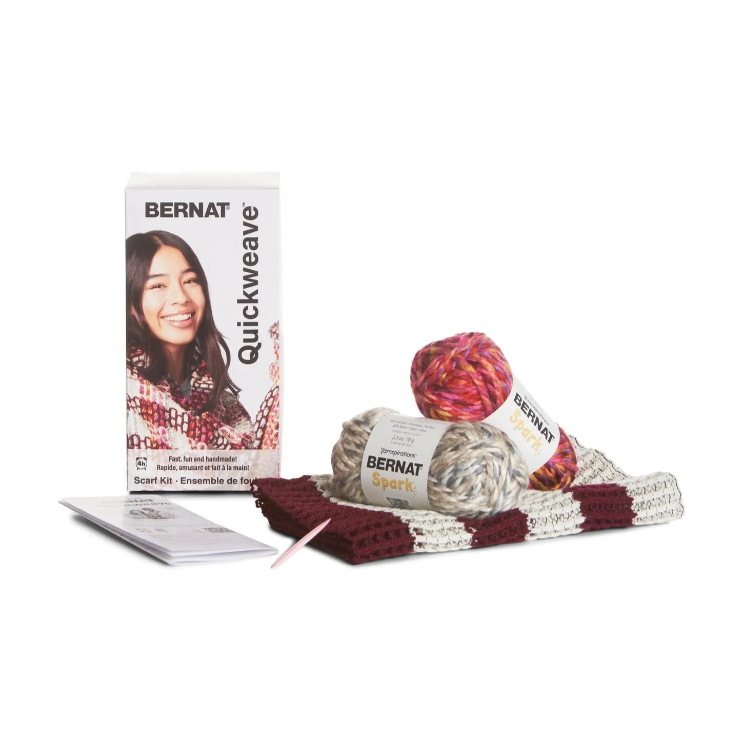 Bernat Quickweave Scarf Weaving Kit (140G/4.9oz)