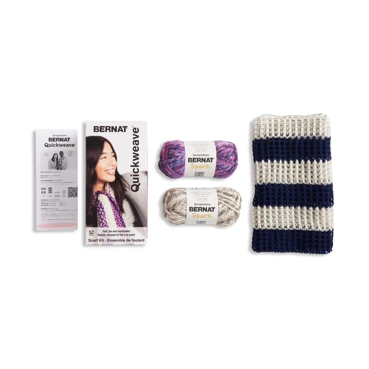 Bernat Quickweave Scarf Weaving Kit (140G/4.9oz)