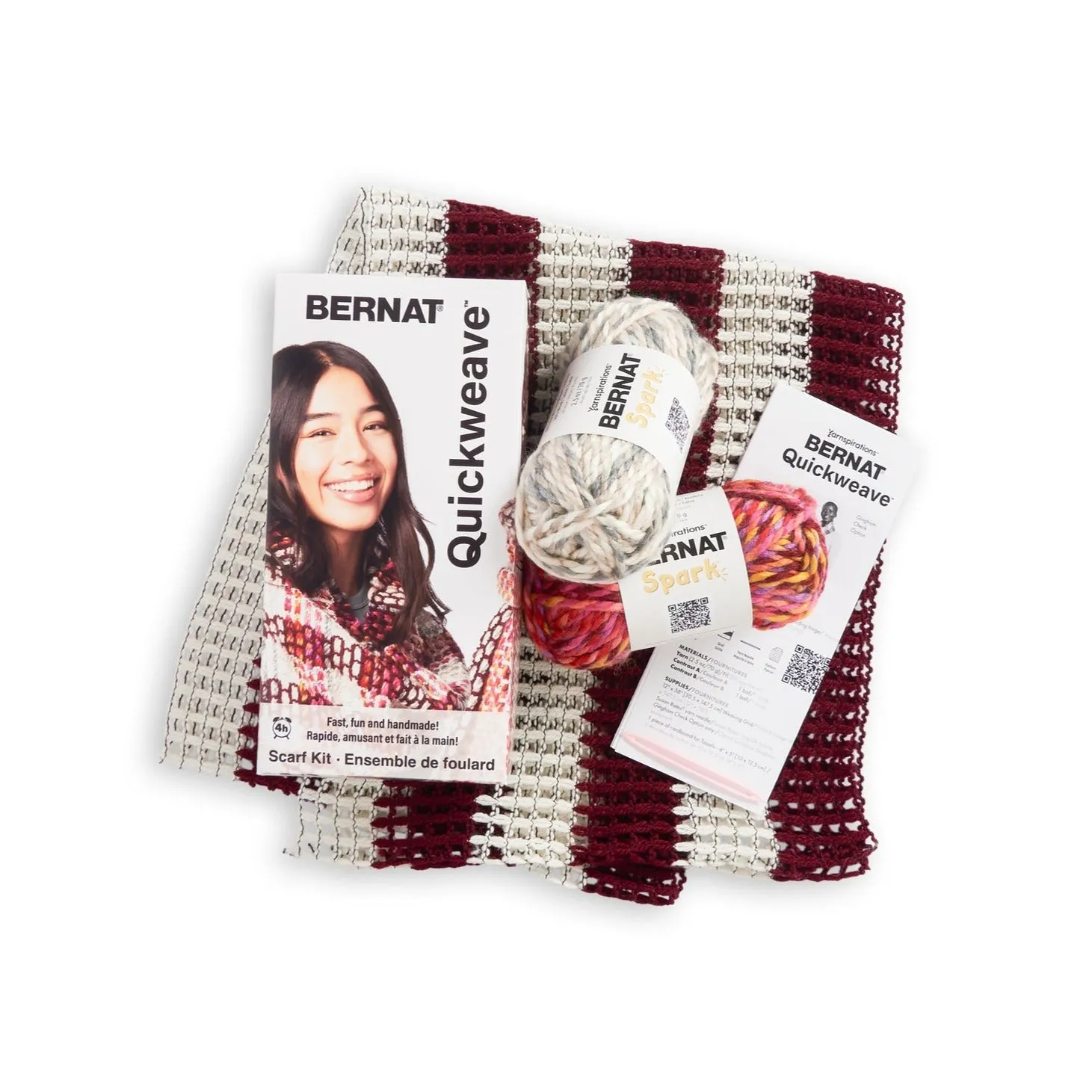 Bernat Quickweave Scarf Weaving Kit (140G/4.9oz)