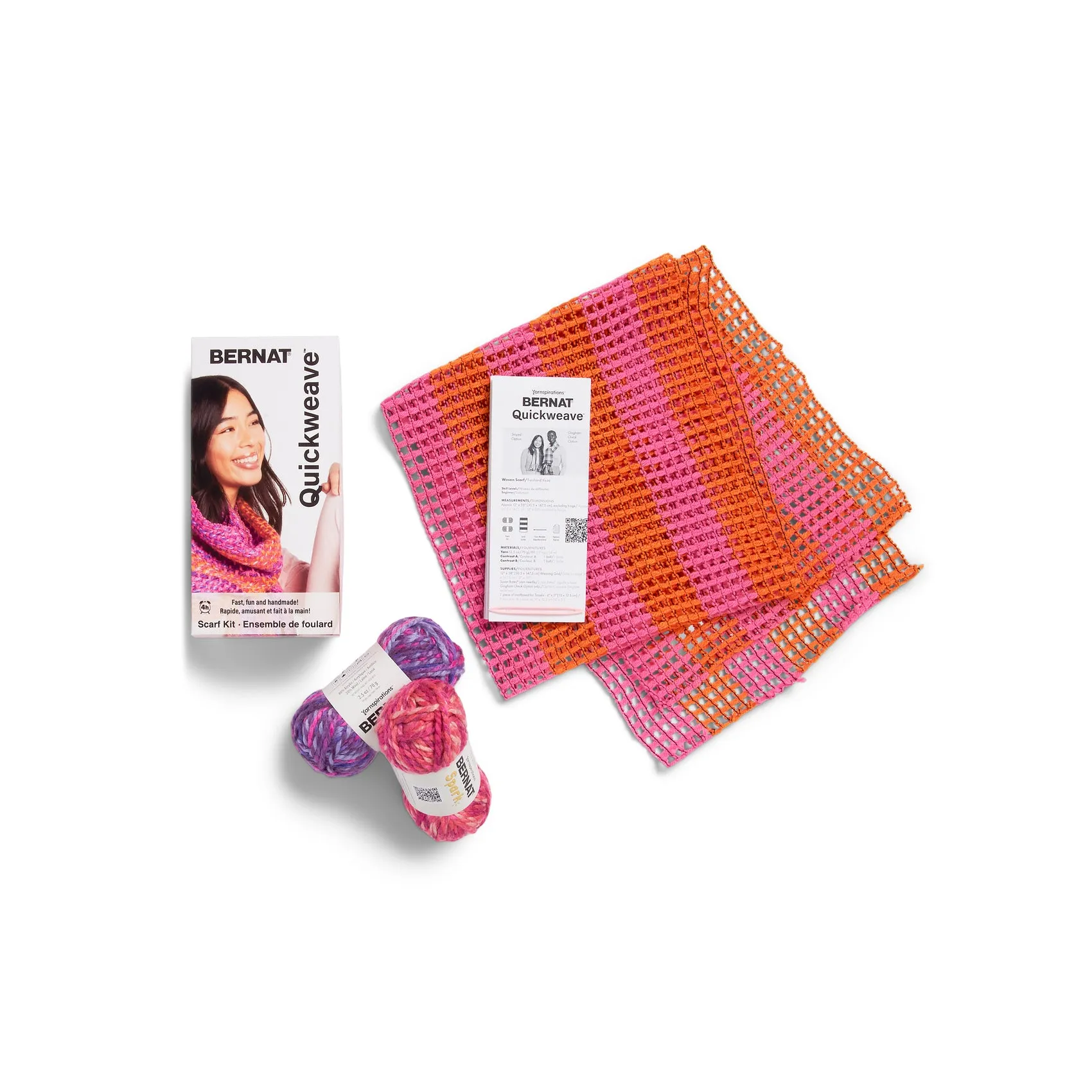 Bernat Quickweave Scarf Weaving Kit (140G/4.9oz)