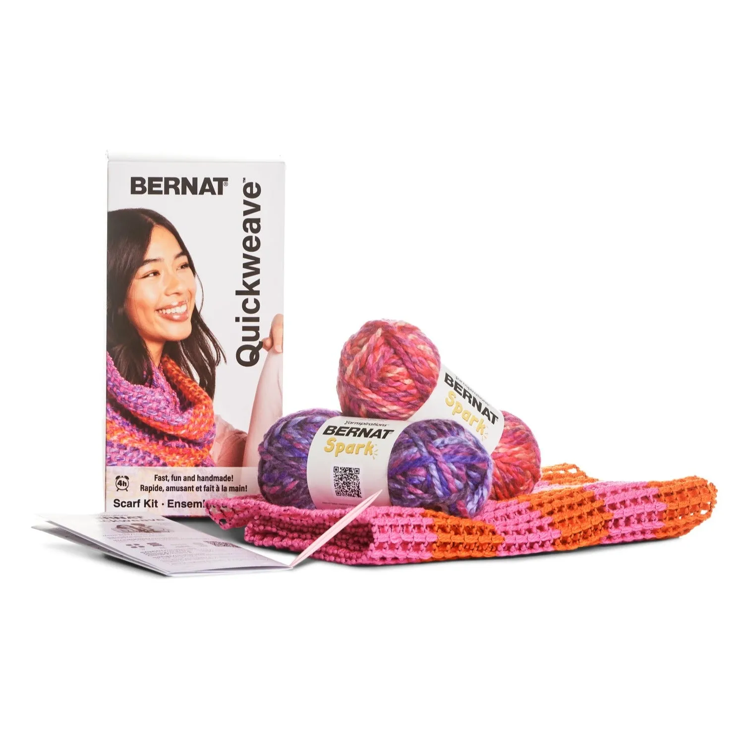 Bernat Quickweave Scarf Weaving Kit (140G/4.9oz)