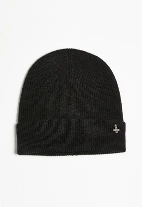   Beryll Cashmere Beanie | Black Rock