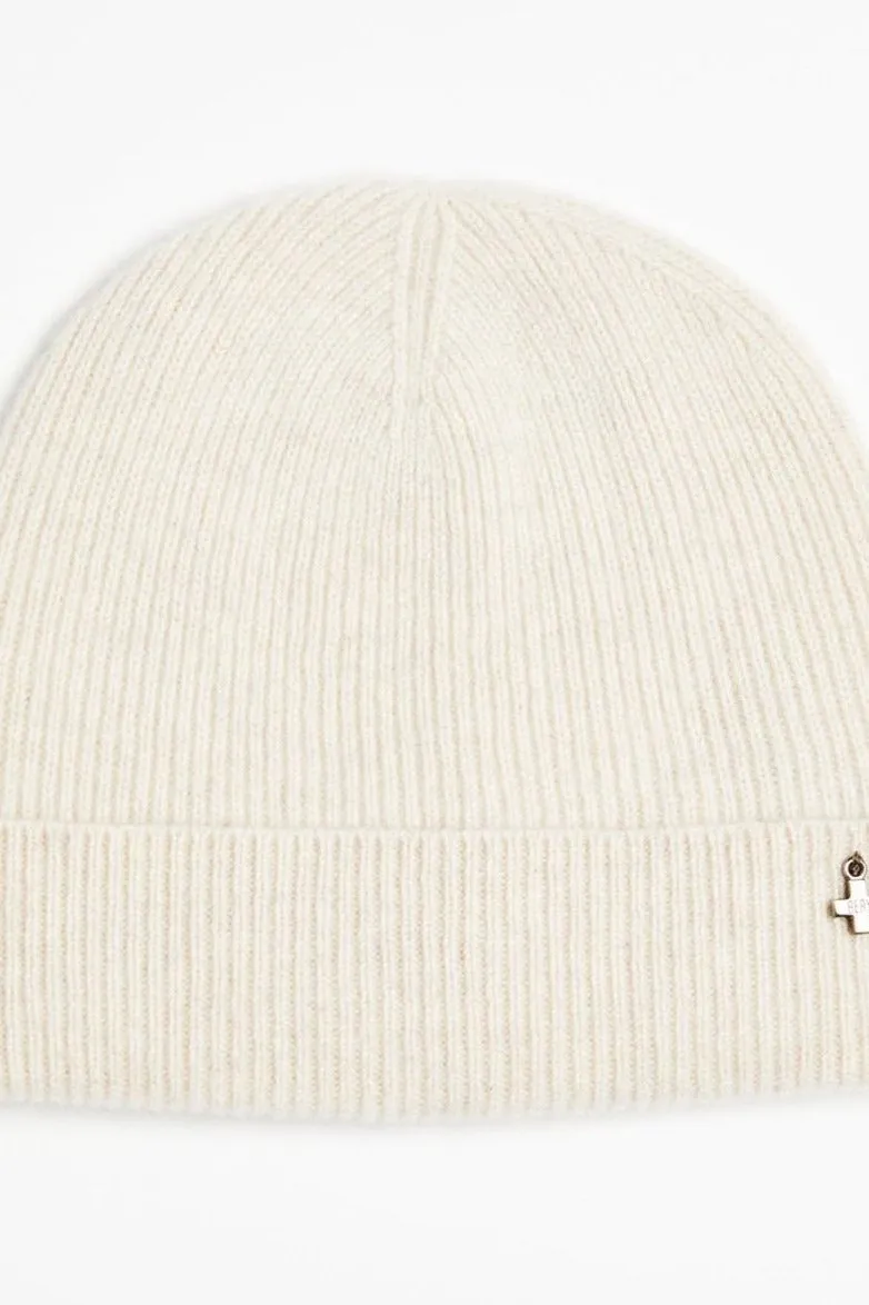   Beryll Cashmere Beanie | White Water