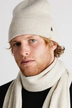   Beryll Cashmere Beanie | White Water