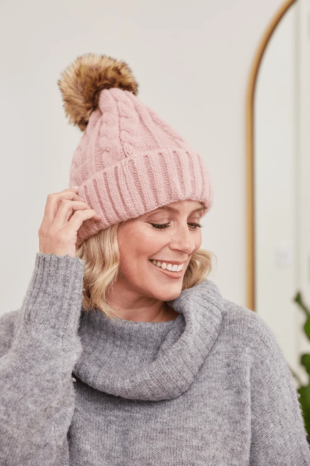 Bethany Beanie Blush