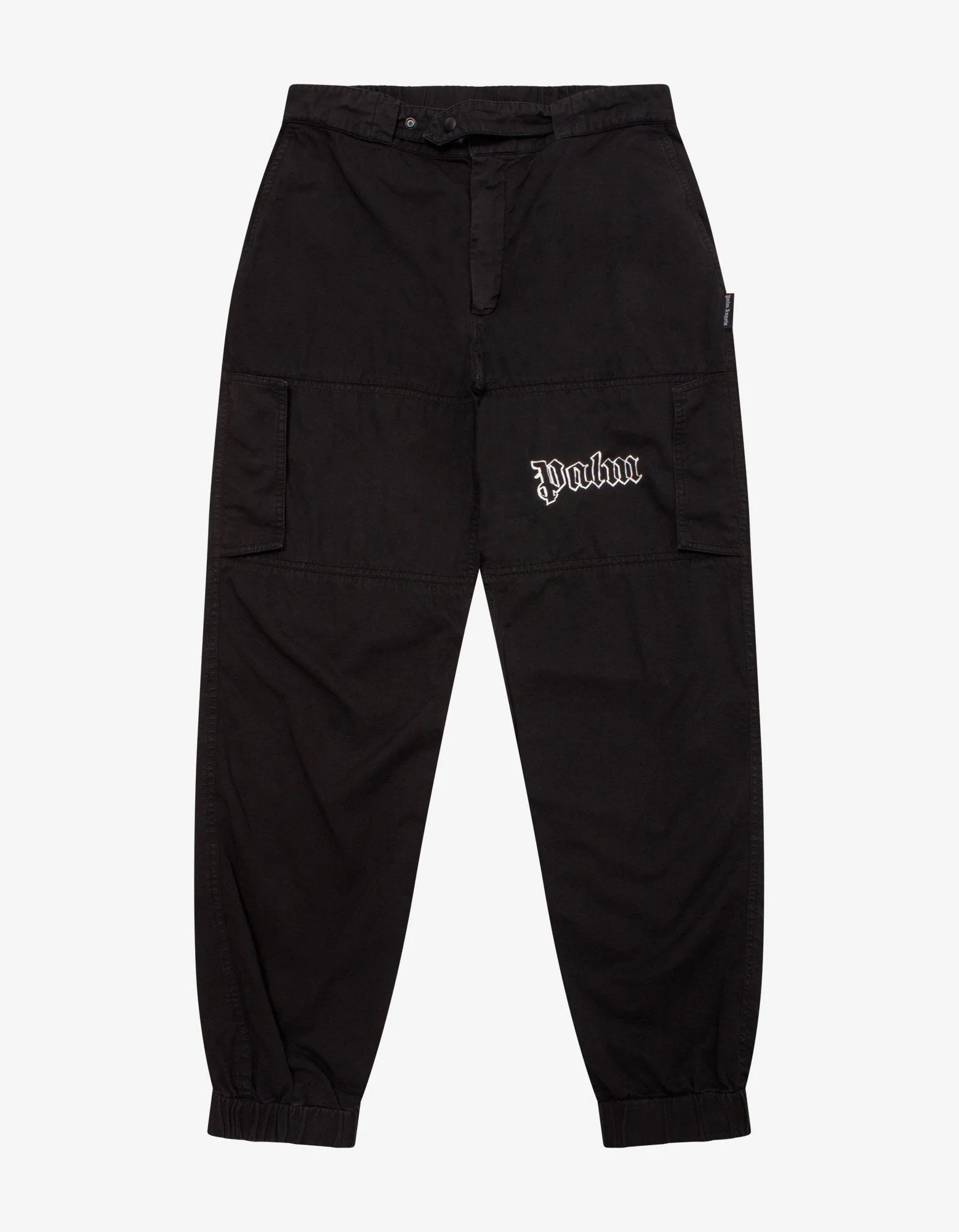 Black Logo Cargo Pants