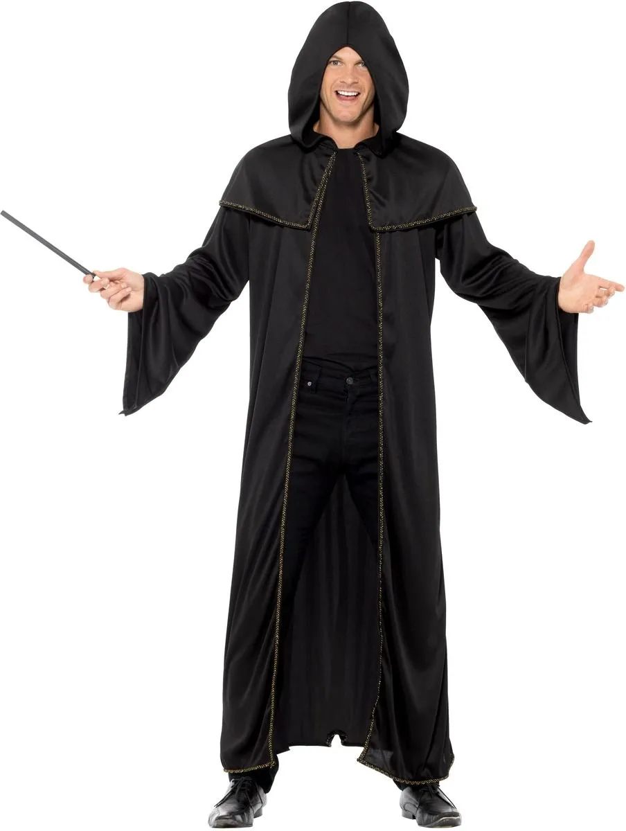 Black Wizard Cloak - Adult