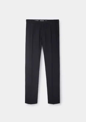 Black Wool Formal Trousers