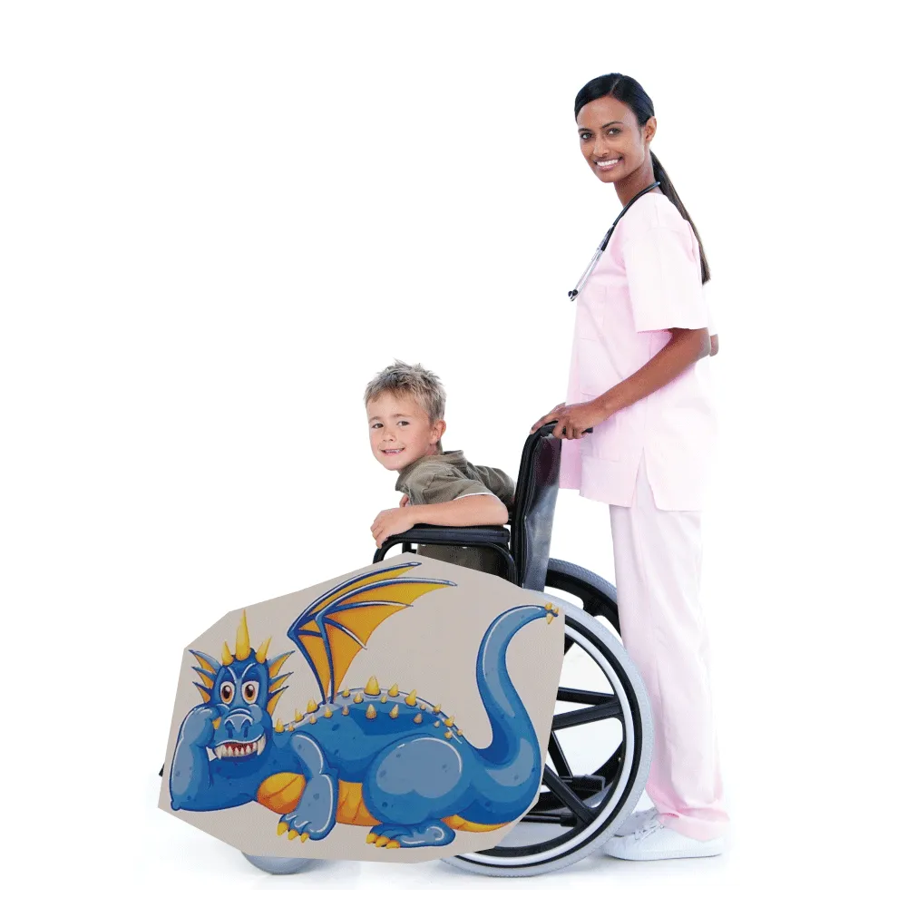 Blue Dragon Castle Wheelchair Costume Child's