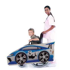 Blue Race Car Wheelchair Costume Child's