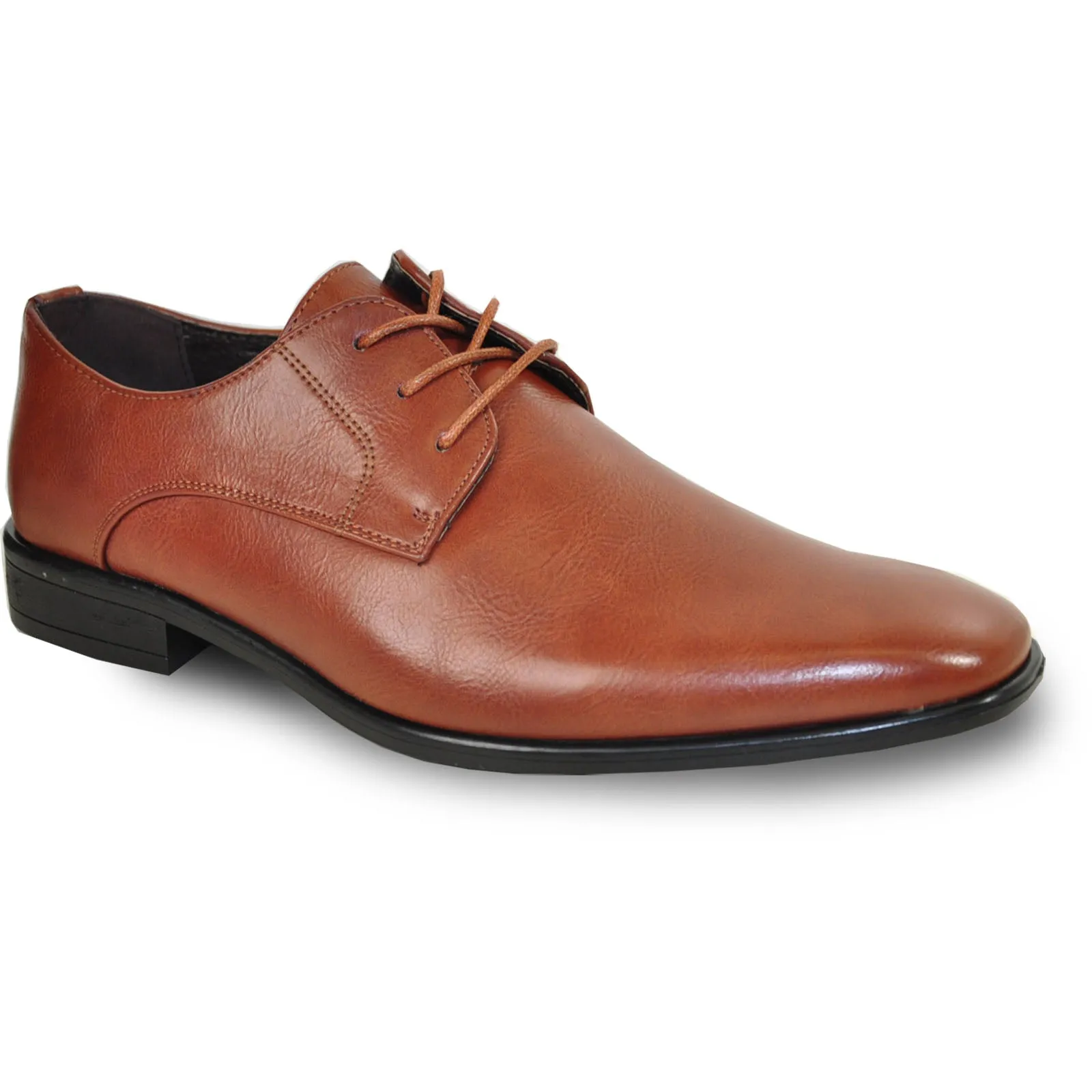 BRAVO Men Dress Shoe KING-1 Oxford Shoe Brown