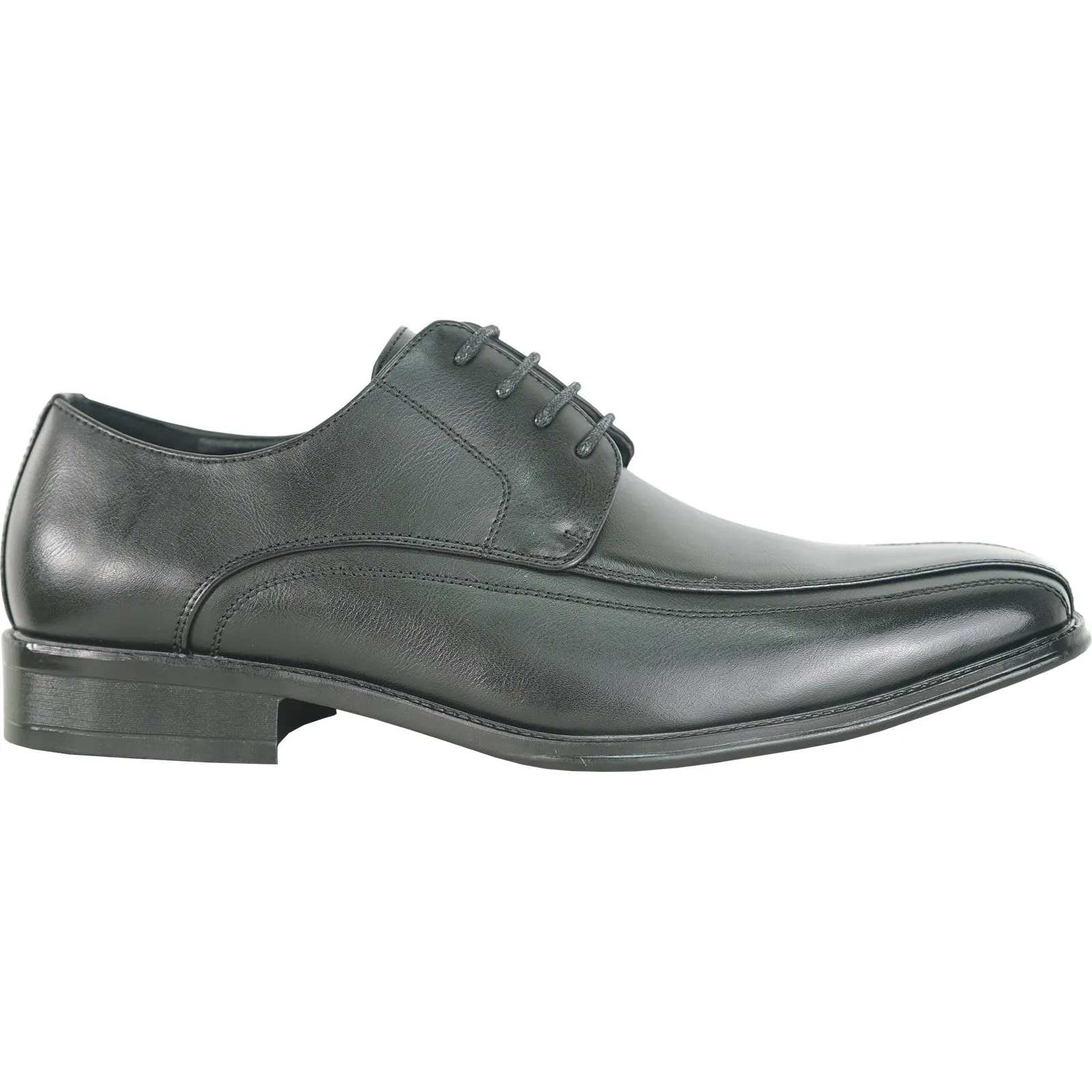 BRAVO Men Dress Shoe MILANO-3 Oxford Shoe Black